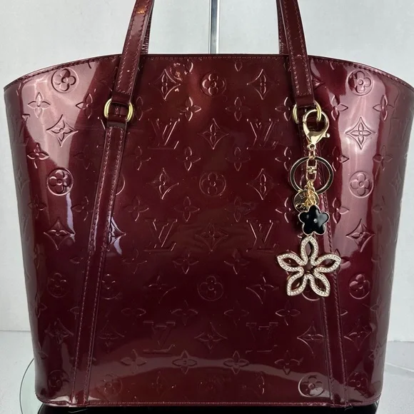 LOUIS VUITTON VERNIS TOTE AMARANTE TOTE And wallet - Picture 2 of 13